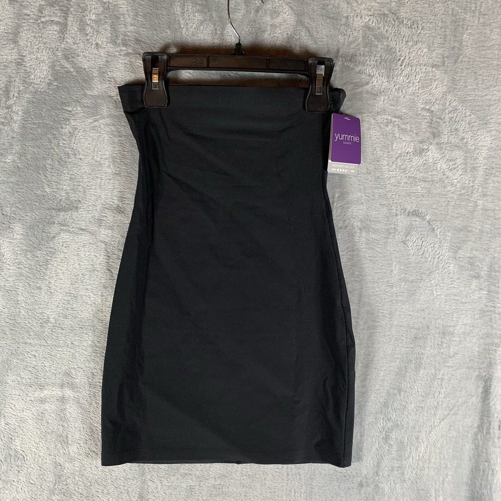 Yummie Shape Shapewear‎ Women's High Waist Half Slim Black S Pull On